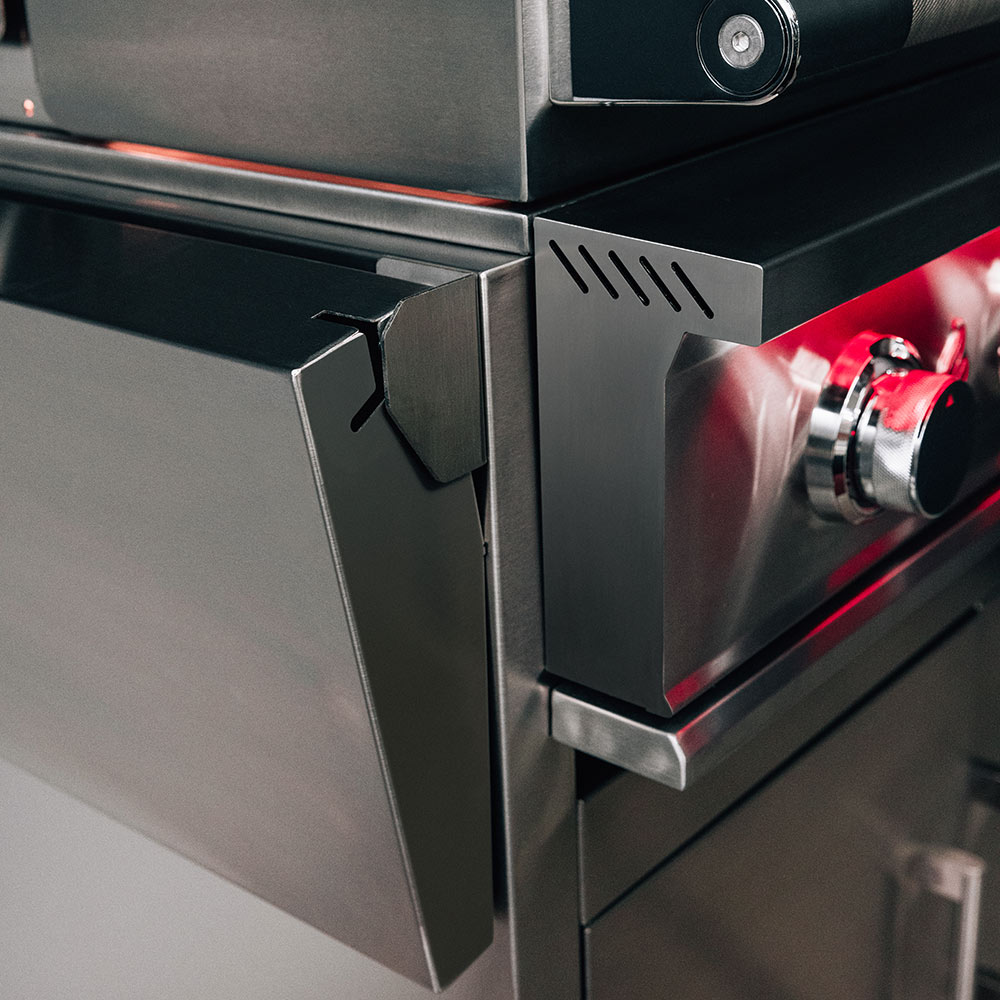 TrueFlame Gas Grill on Deluxe Cart, 25-Inch