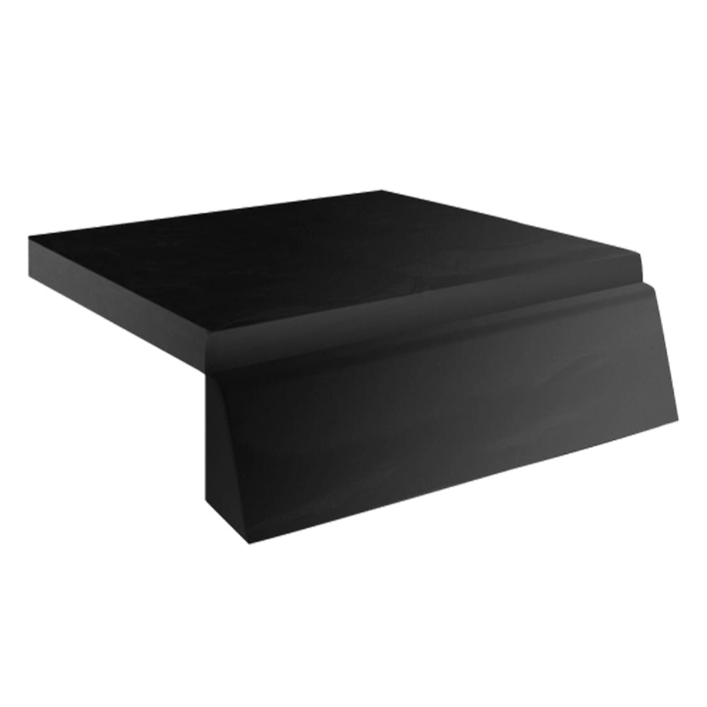 TrueFlame built-in griddle cover, 30-inch, black rectangular cover with flat top