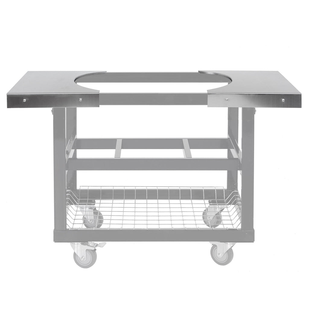 Primo Two Stainless Steel Side Shelves for Oval LG 300 & Oval XL 400 Cart