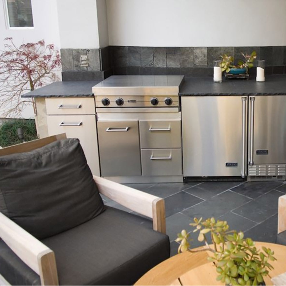 Viking Stainless Steel Door & Drawer Base Cabinet (VBO1811SS)