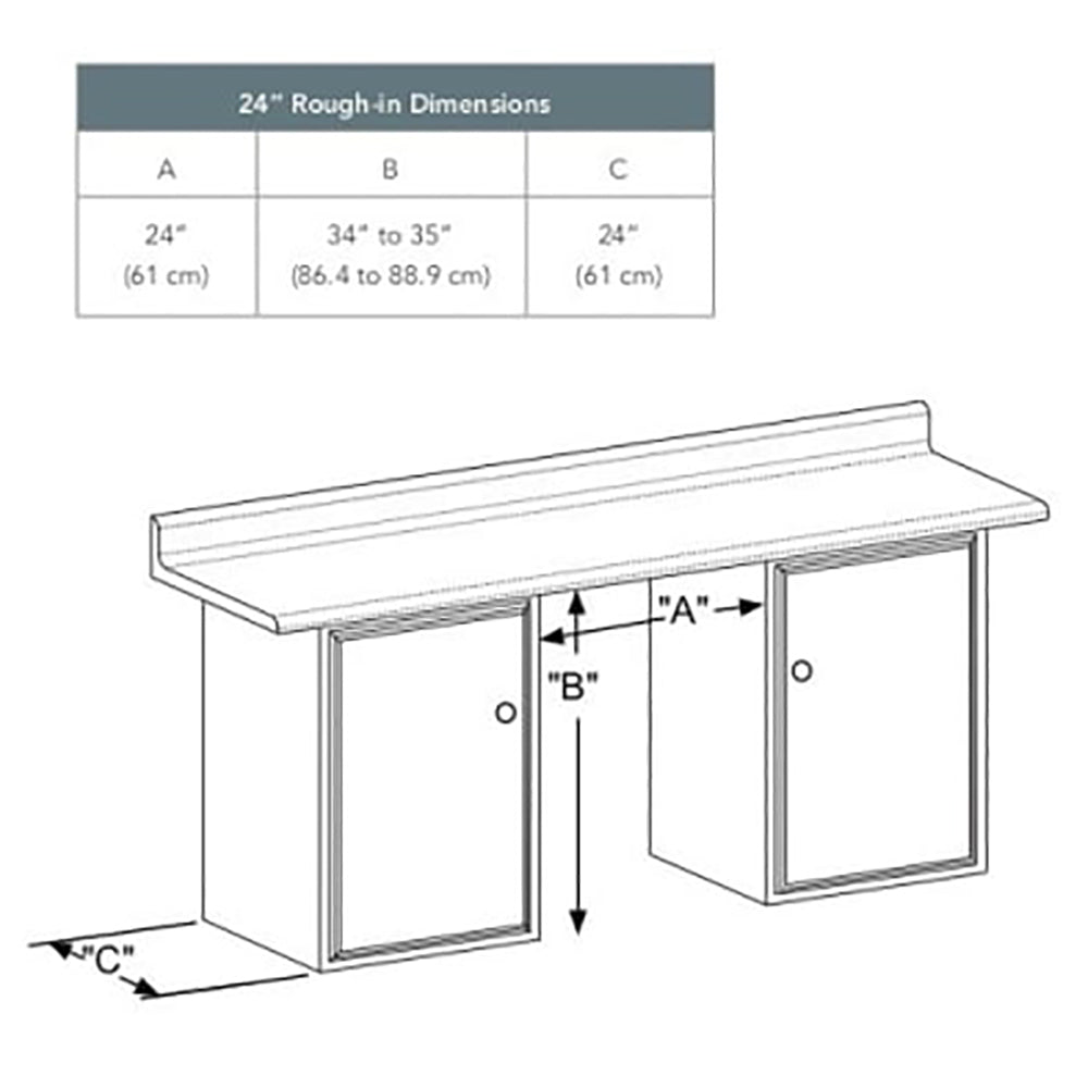 Viking Professional Stainless Steel Refrigerated Drawers, 24-Inch (VDUO5241DSS)