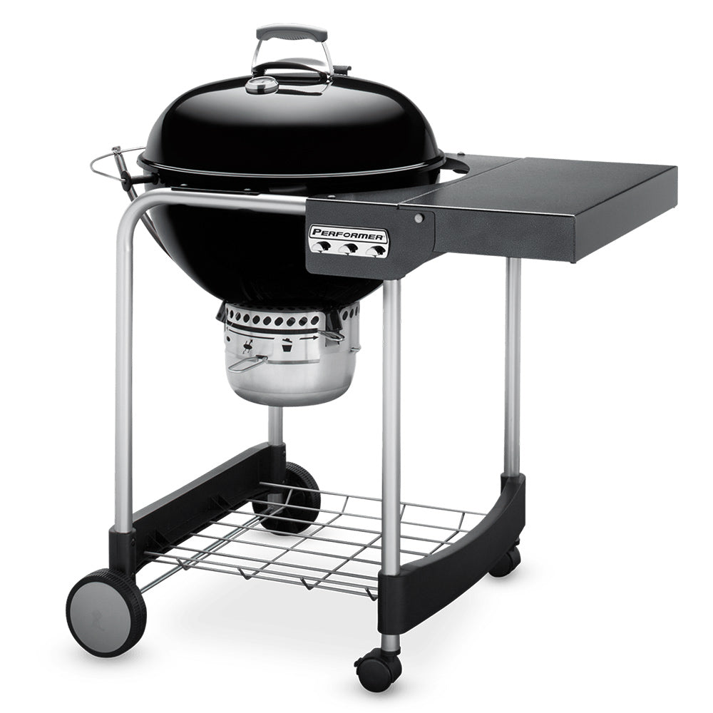 Weber Performer Freestanding Charcoal Grill with Prep Area, 22-Inch