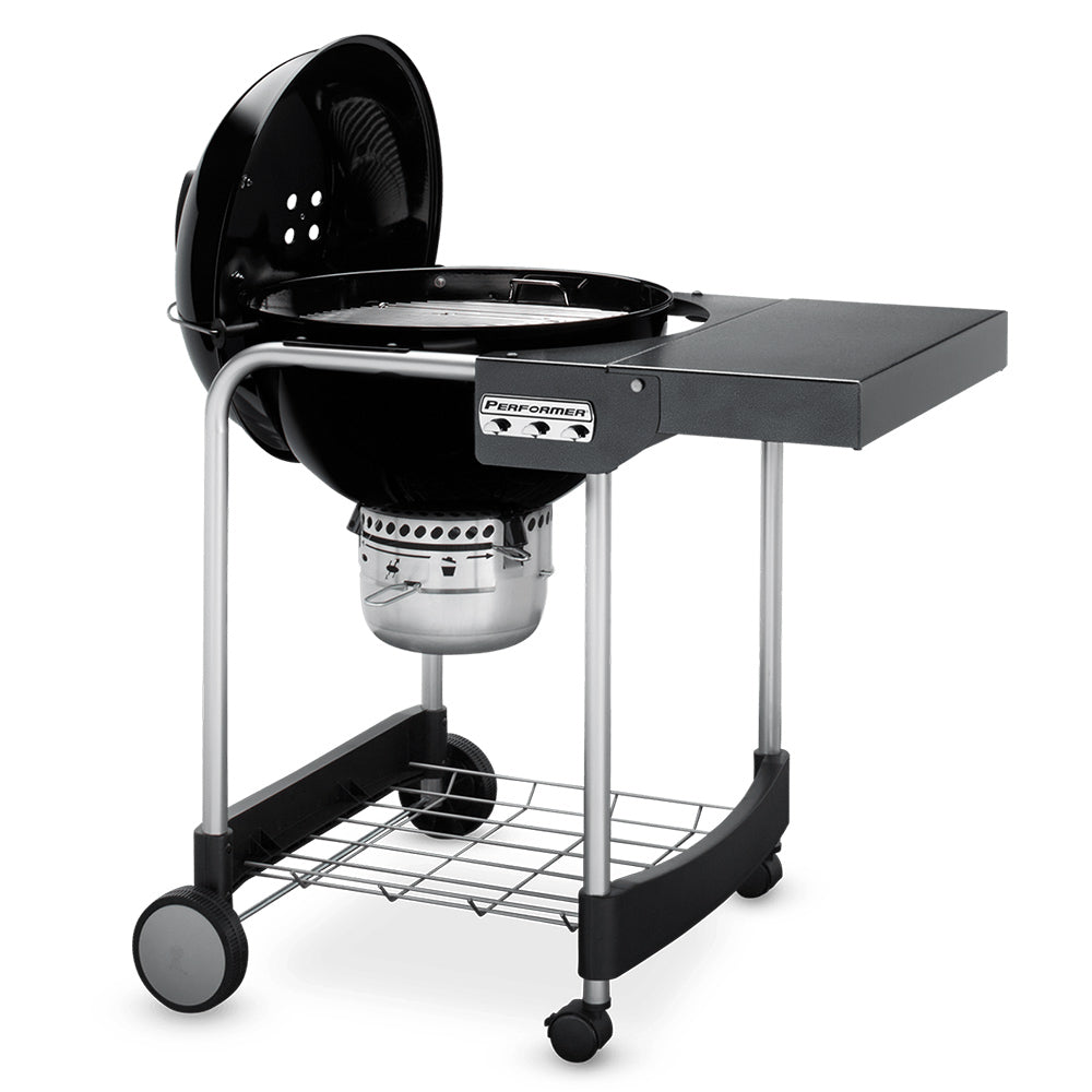 Weber Performer Freestanding Charcoal Grill with Prep Area, 22-Inch