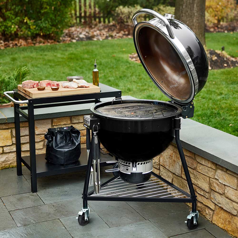 Weber Summit Kamado E6 Freestanding Charcoal Grill, 24-Inch