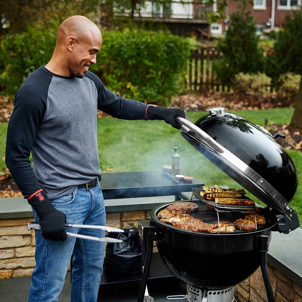 Weber Summit Kamado E6 Freestanding Charcoal Grill, 24-Inch