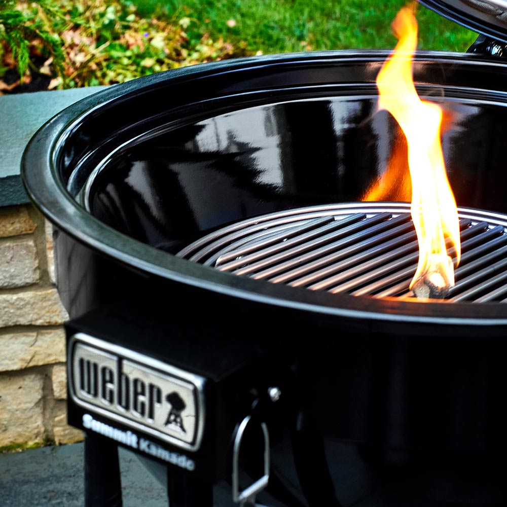 Weber Summit Kamado E6 Freestanding Charcoal Grill, 24-Inch