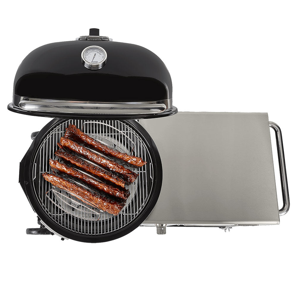 Weber Summit Kamado S6 Freestanding Charcoal Grill Center with Gas Ignition, 24-Inch