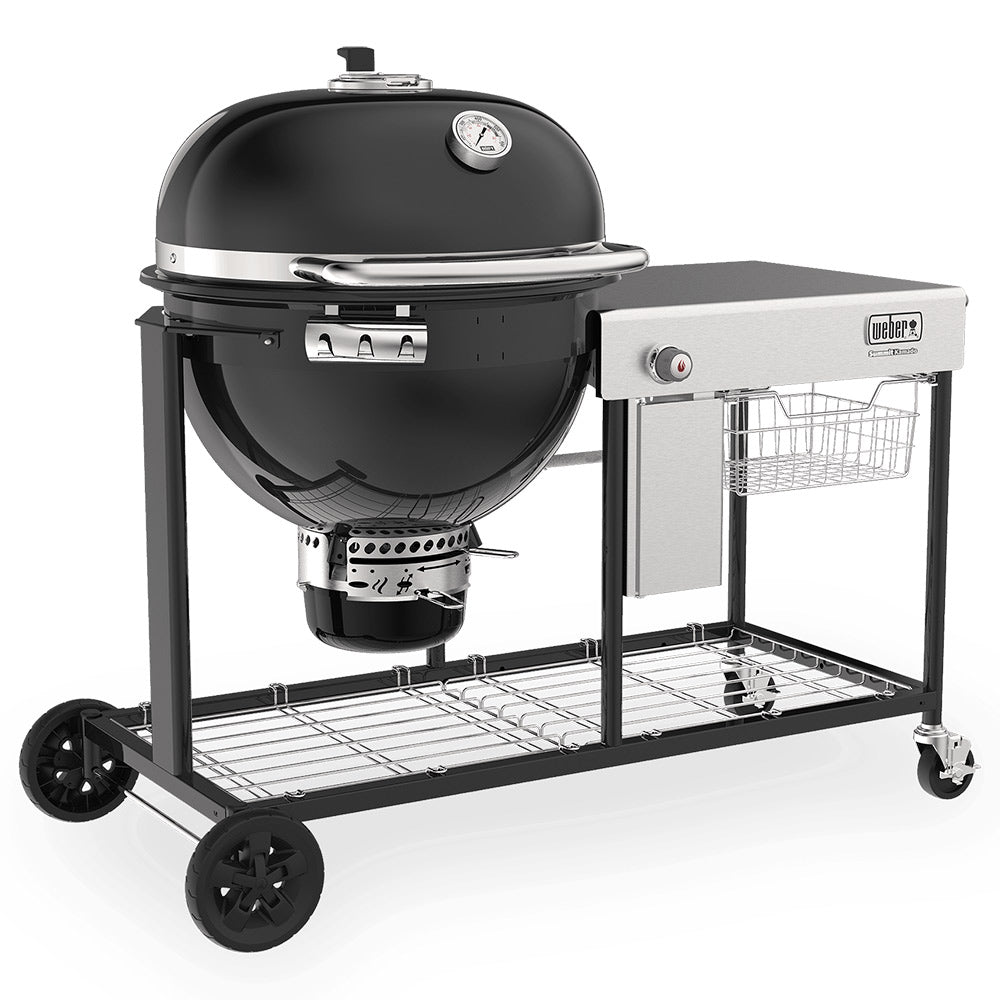 Weber Summit Kamado S6 Freestanding Charcoal Grill Center with Gas Ignition, 24-Inch