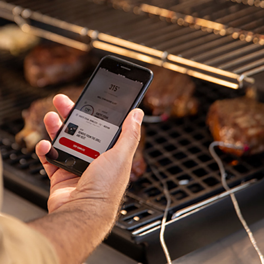Weber Genesis Smart 4-Burner Freestanding Gas Grill with Sear Burner and Side Burner (WEB-SPX-435)