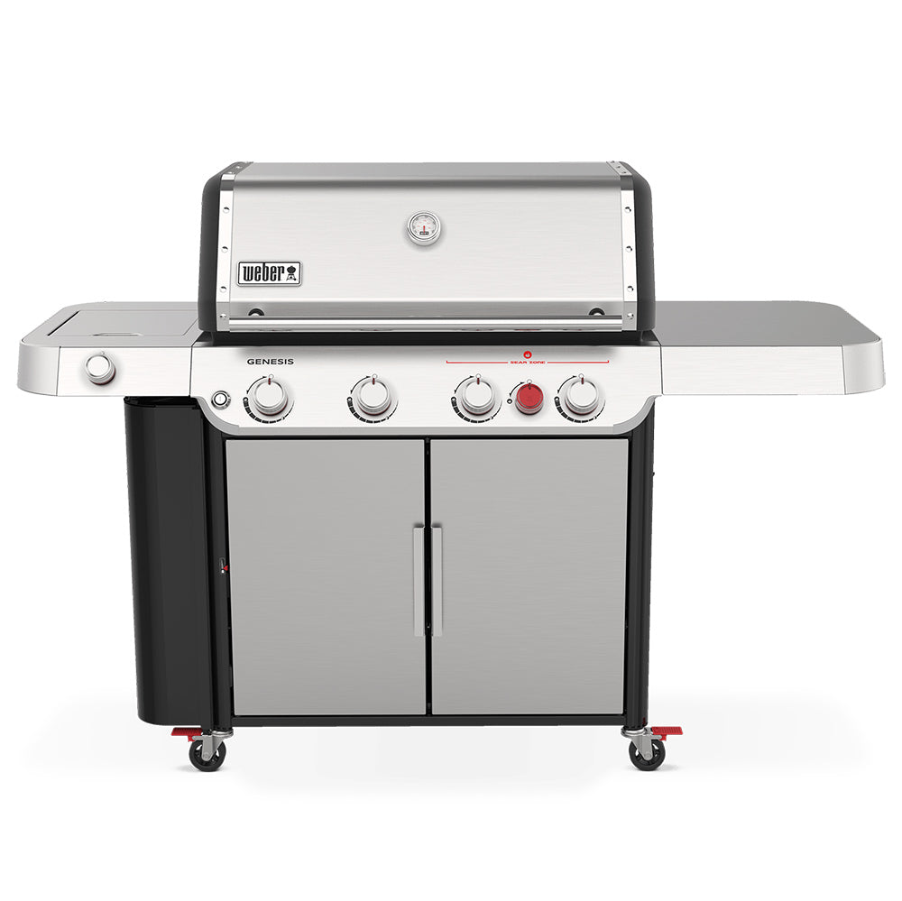 Weber Genesis 4-Burner Freestanding Gas Grill with Sear Burner and Side Burner (WEB-E-S-435)