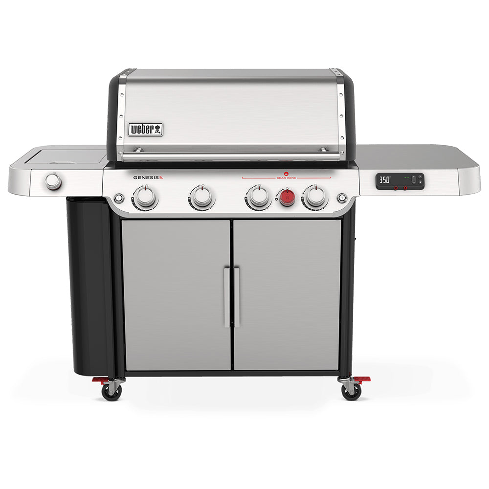Weber Genesis Smart 4-Burner Freestanding Gas Grill with Sear Burner and Side Burner (WEB-SPX-435)