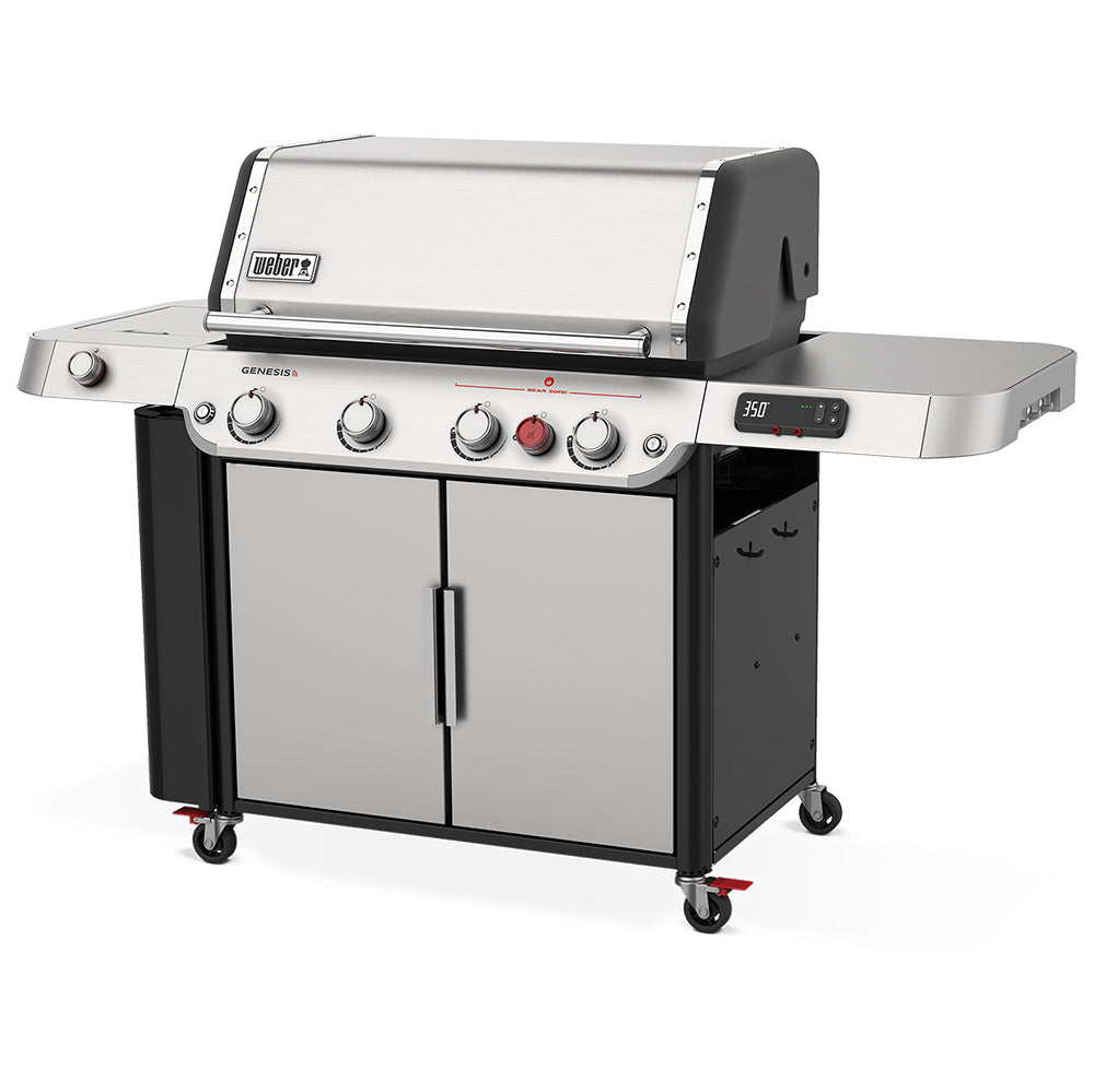 Weber Genesis Smart 4-Burner Freestanding Gas Grill with Sear Burner and Side Burner (WEB-SPX-435)