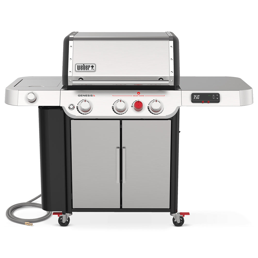 Weber Genesis Smart 3-Burner Freestanding Gas Grill with Sear Burner and Side Burner (WEB-EX-SX-335)