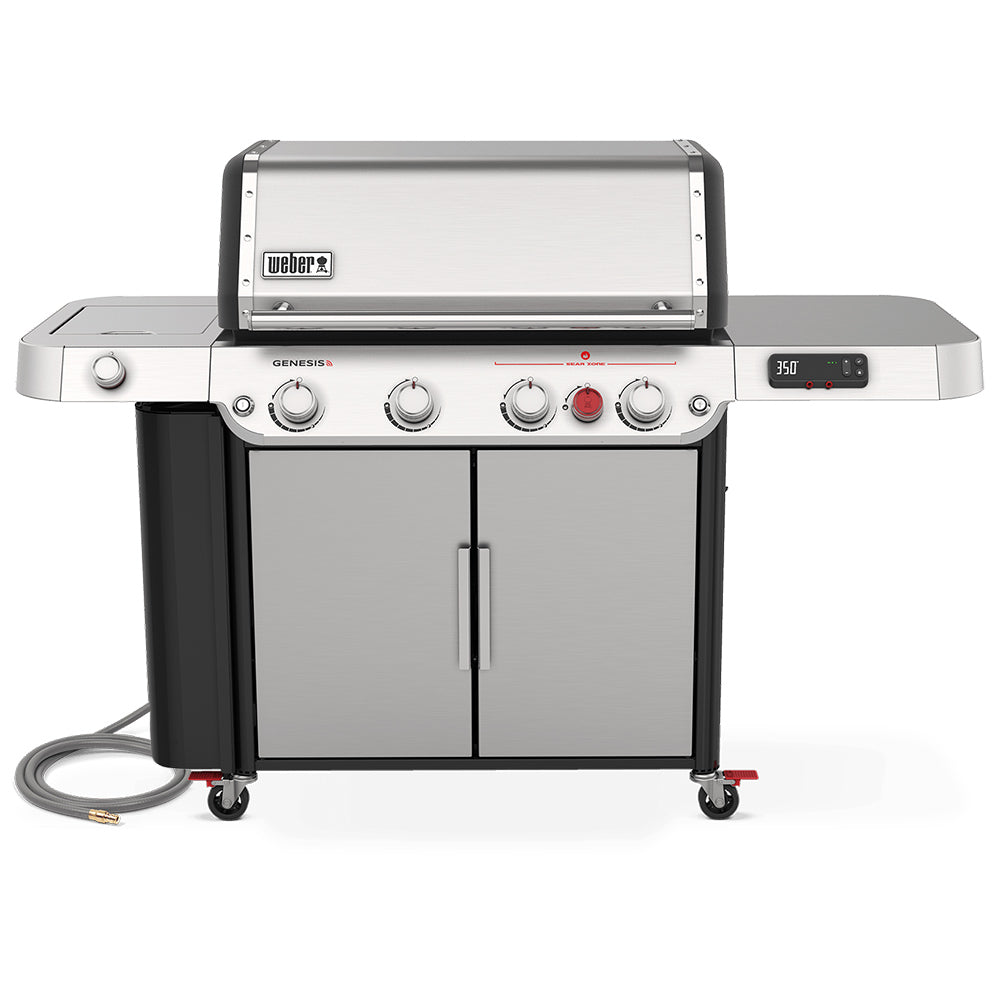 Weber Genesis Smart 4-Burner Freestanding Gas Grill with Sear Burner and Side Burner (WEB-SPX-435)