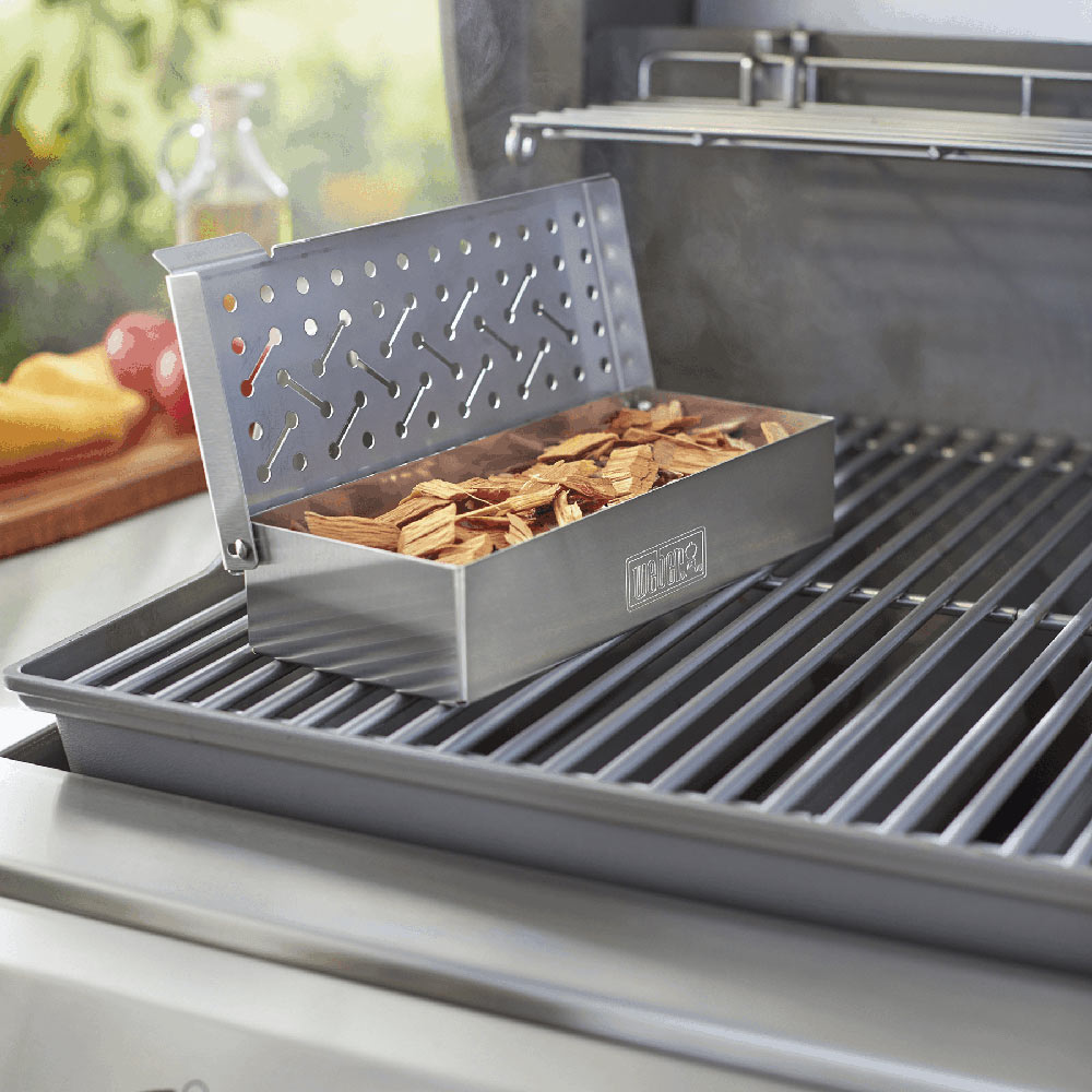 Weber Smoker Box for Q 200/2000 Series and Larger Gas Grills