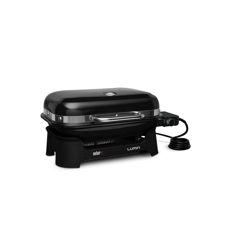 Weber Lumin Compact Electric Grill on Cart