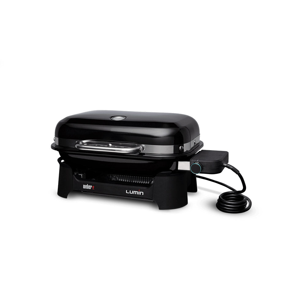 Weber Lumin Compact Electric Grill on Cart