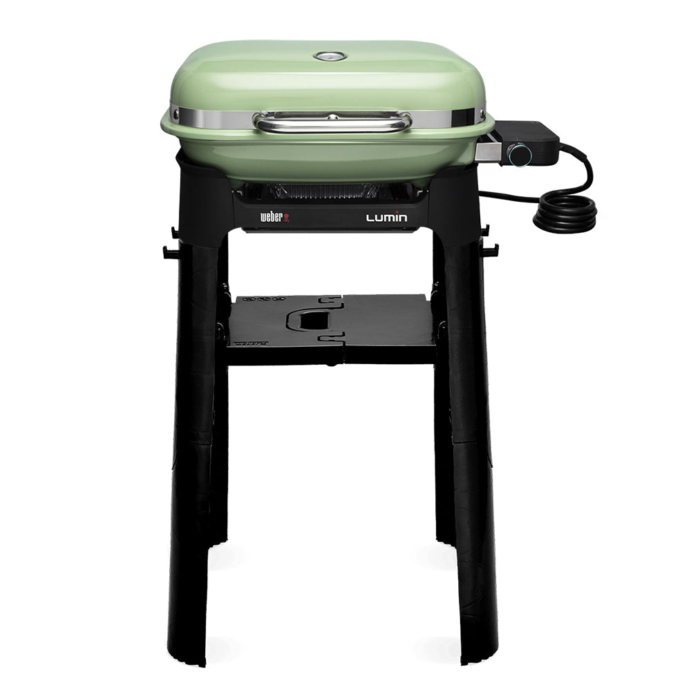 Weber Lumin Compact Electric Grill on Cart