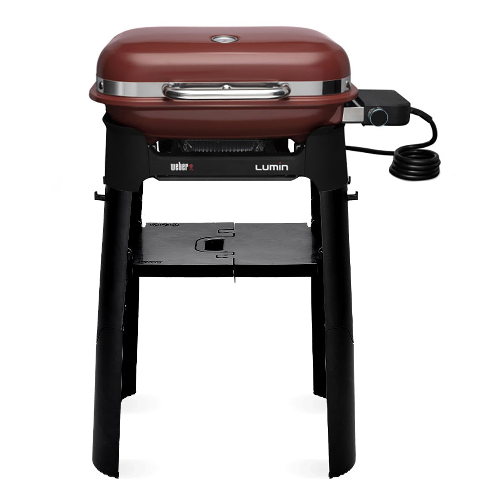 Weber Lumin Compact Electric Grill on Cart