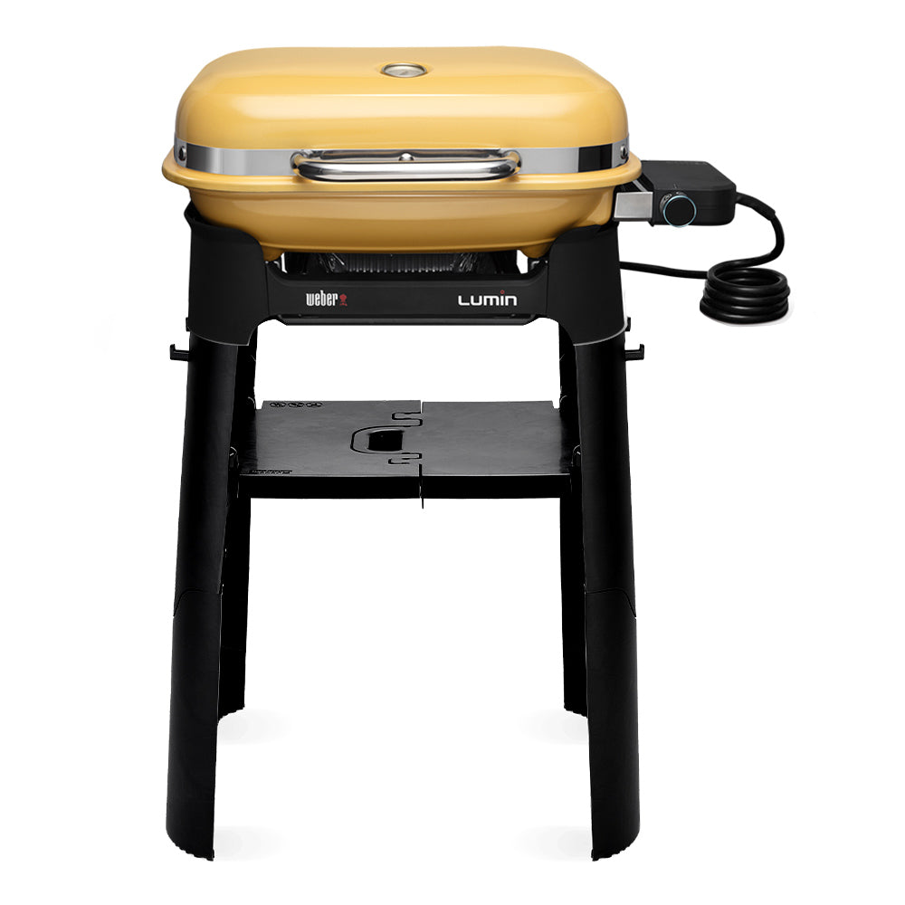 Weber Lumin Electric Grill on Cart
