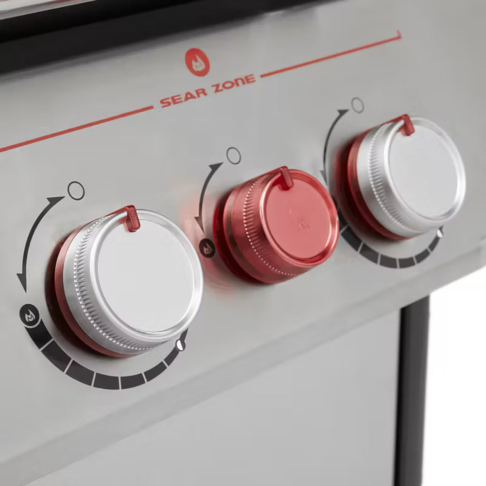 Weber Genesis Smart 3-Burner Freestanding Gas Grill with Sear Burner and Side Burner (WEB-EX-SX-335)