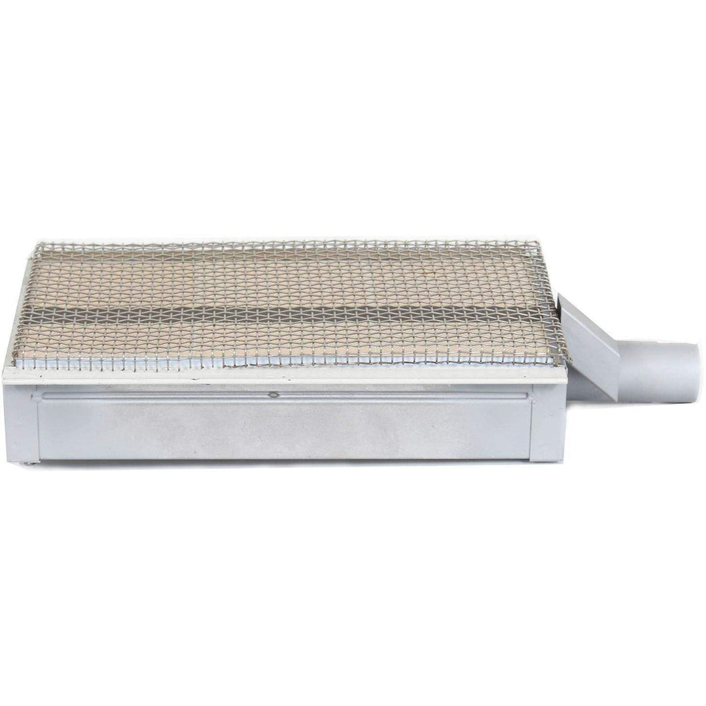 Blaze infrared searing burner with rectangular stainless mesh grate for gas grill