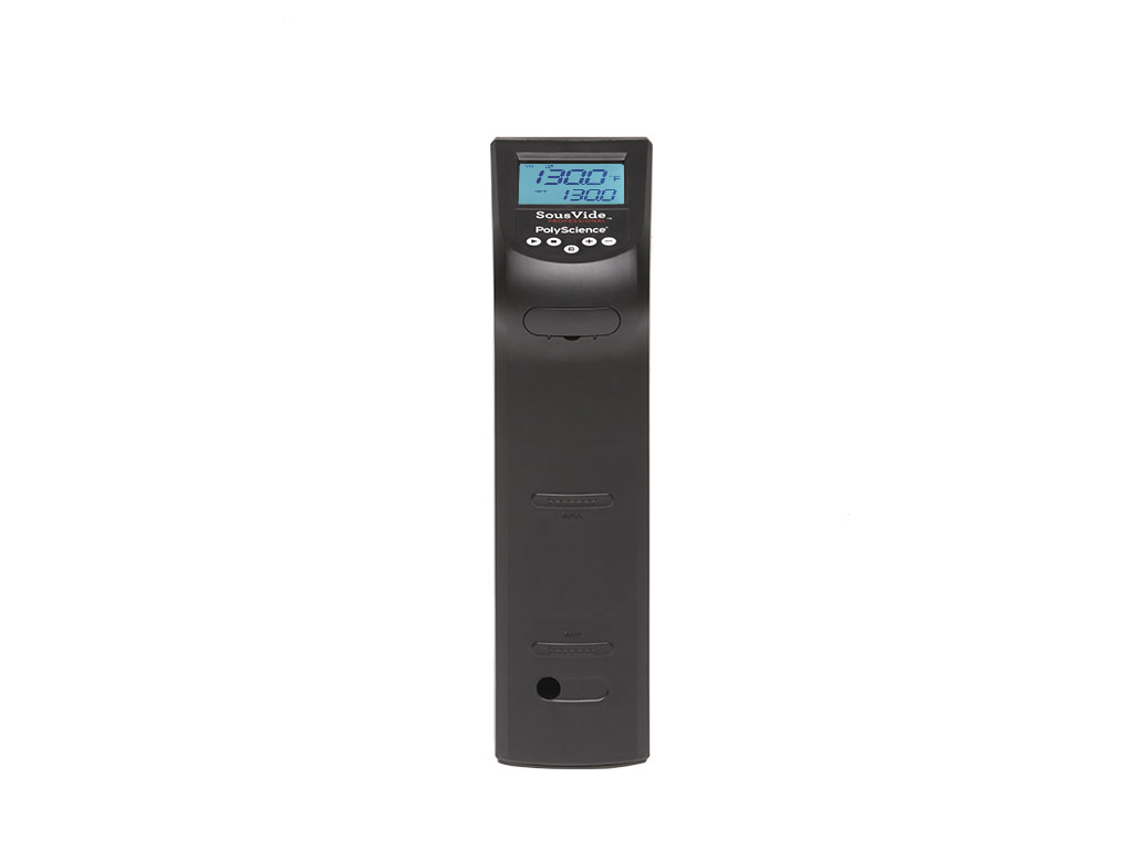 Immersion circulator unit with digital display and dark body