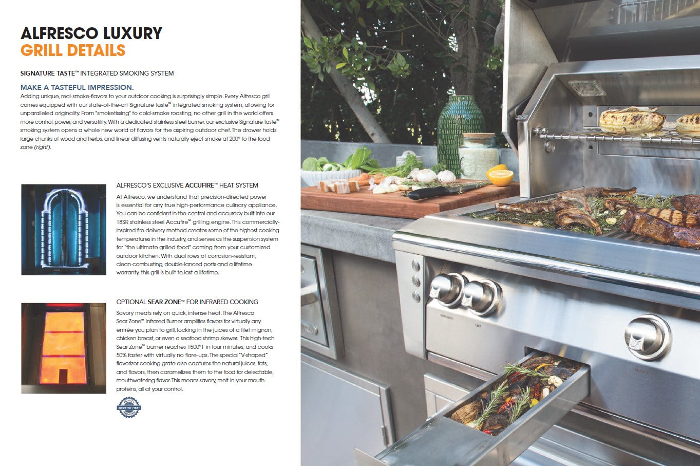 Alfresco ALXE-42C Freestanding Grill, 42