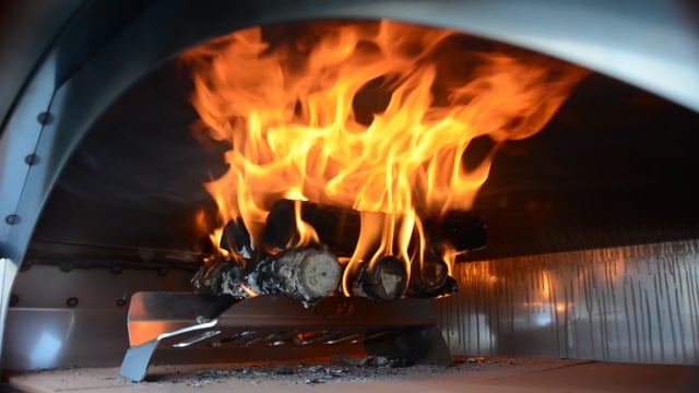 Alfa FXONE-LRAM Nano 23-Inch Wood-Fired Pizza Oven on Cart