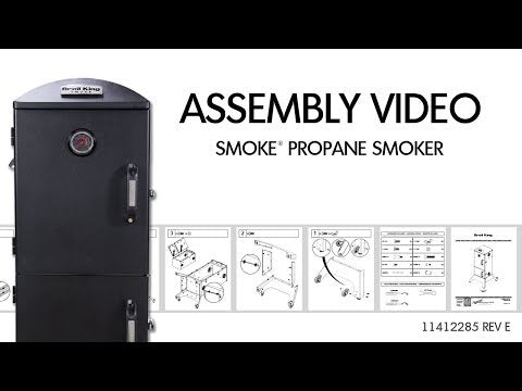 Broil King SMK-VERT Smoke Vertical Gas Smoker, 15-Inches