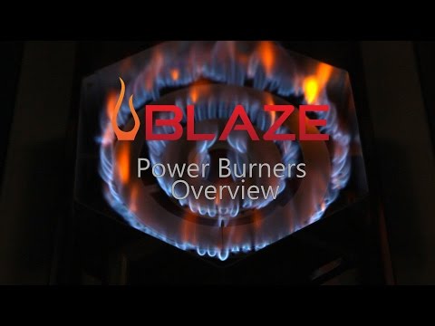 Blaze BLZ-PBLTE Built-In Power Burner with Lights, Wok Ring and Lid