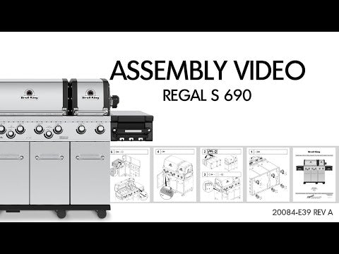 Broil King RG-S690 Regal S690 Pro Infrared Stainless Steel 6-Burner Gas Grill with Rotisserie and Side Burner, 70-Inches