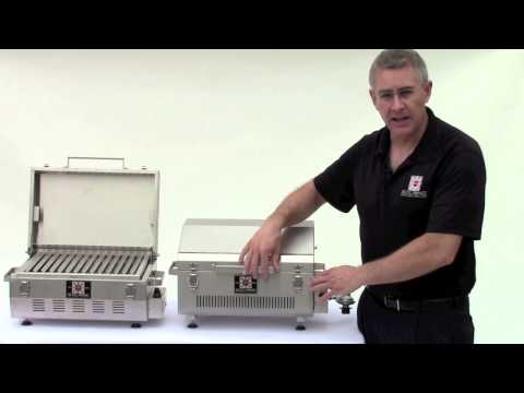 Solaire AA23A AllAbout Double Burner Infrared Portable Grill with Warming Rack