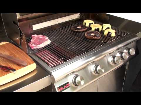 Blaze BLZ-3PRO Professional Built-In Gas Grill with Rear Infrared Burner, 34-inch