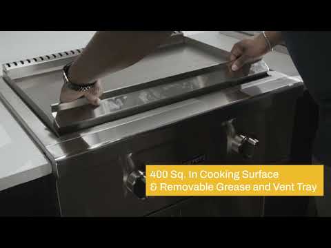 Coyote Stainless Steel Built-In 30-Inch Flat Top Griddle