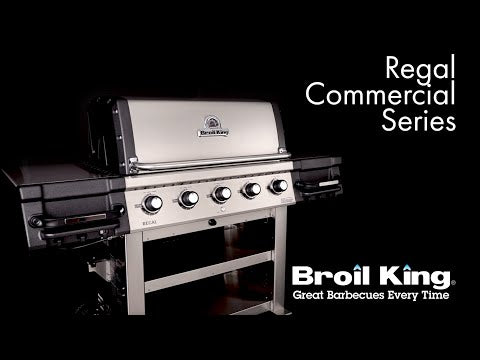 Broil King RG-S520 Regal S520 Stainless Steel 5-Burner Built-In Gas Grill Head, 37-Inches