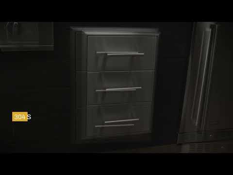 Coyote Stainless Steel Triple Drawers