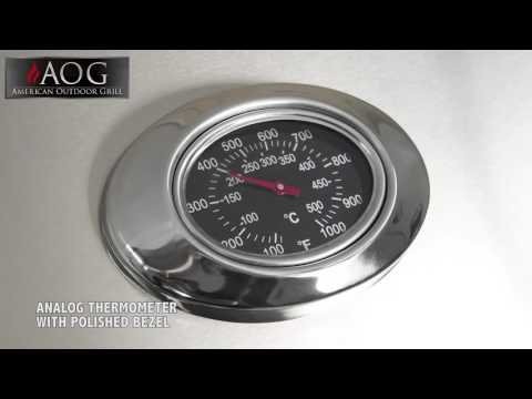 American Outdoor Grill T-Series 24 Inch Gas Grill On In-Ground Post