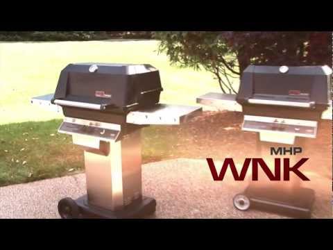 Modern Home Products WRG4DD All-Infrared Gas Grill with SearMagic Grids On Cart, 27-Inch