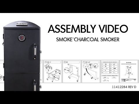 Broil King 923610 Smoke Vertical Charcoal Smoker, 15-Inches