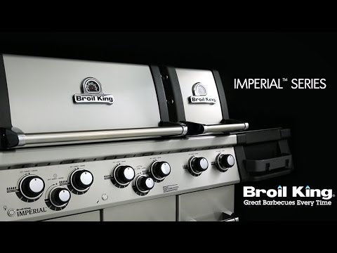 Broil King IMP-S590i Imperial S590i Stainless Steel 5-Burner Gas Grill Island, 79-Inches