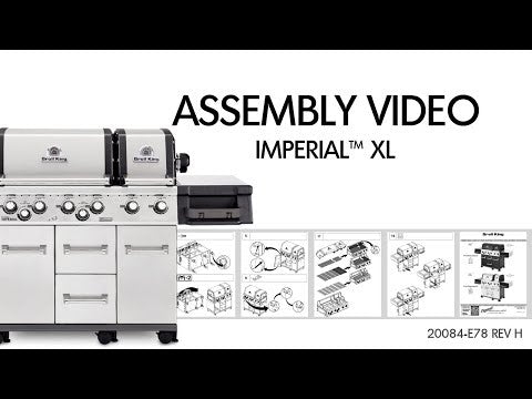 Broil King IMP-XLSBI Imperial XLS Dual Oven 6-Burner Built-In Grill with Side Burner, 38-Inches