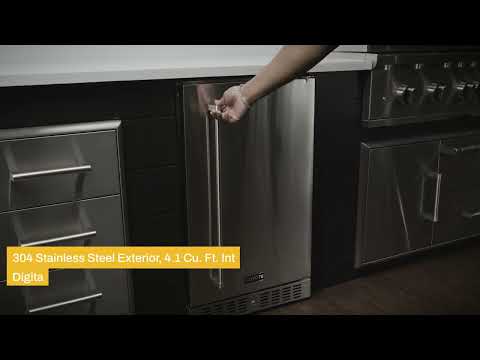 Coyote Stainless Steel 21-Inch Refrigerator