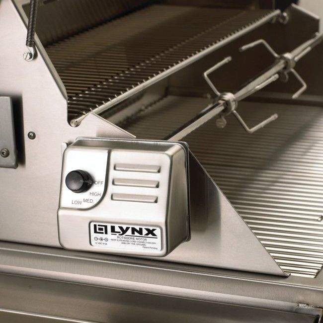 Built-in gas grill heat control housing with temperature dial and vented grates