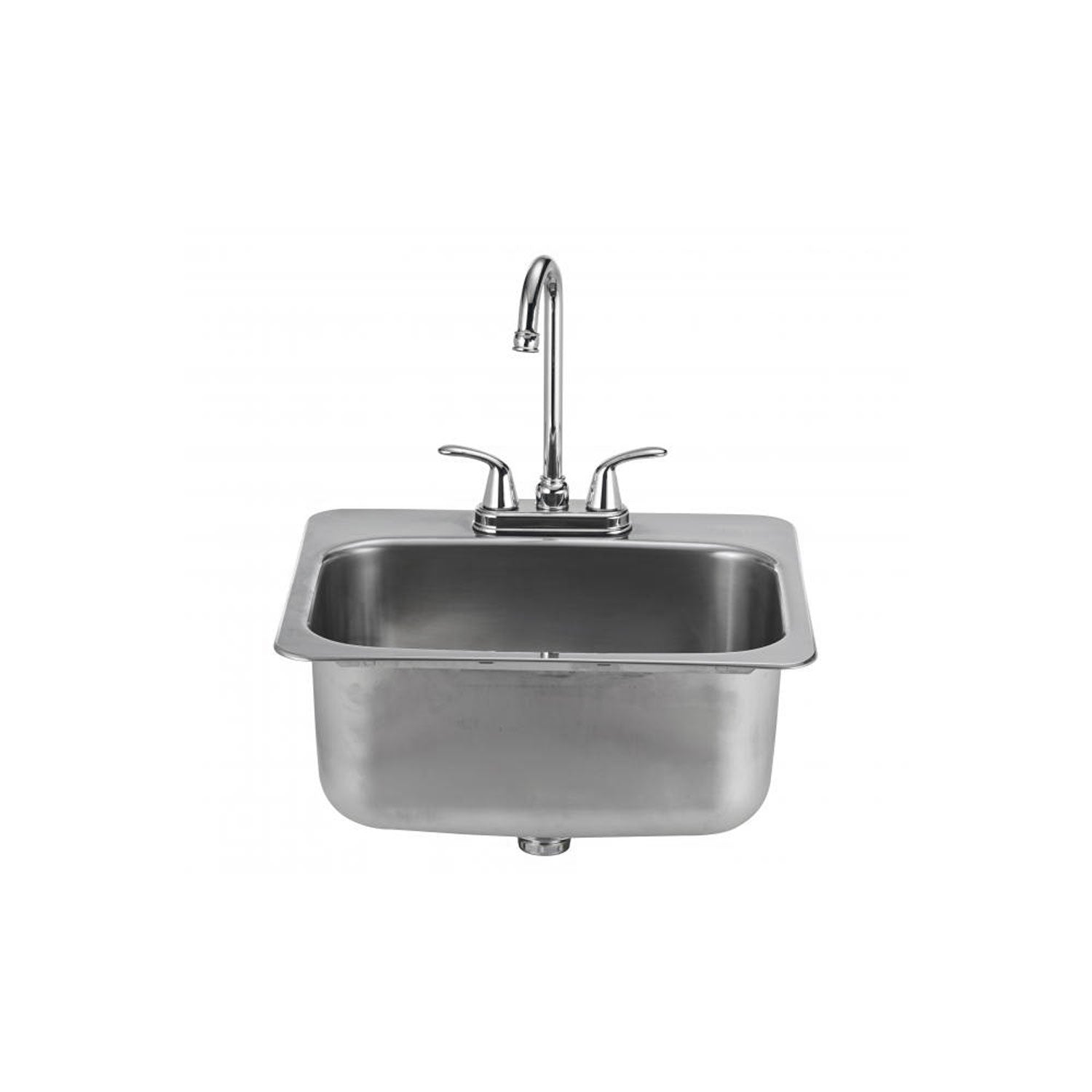 Bull Large Stainless Steel Sink, 19x17-Inches
